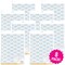 Multipack of 8 - Elizabeth Craft Clear Double-Sided Adhesive Sheets 5/Pkg-8.5"X11"